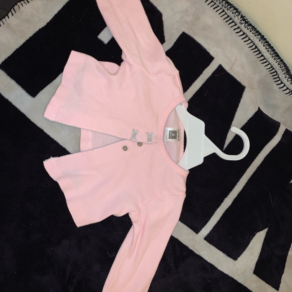 Carters Pink Cardigan 6 Mos